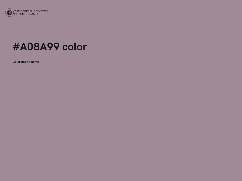 #A08A99 color image
