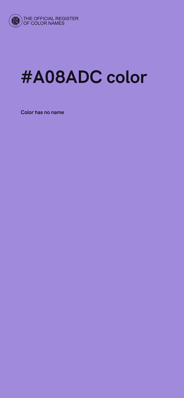 #A08ADC color image