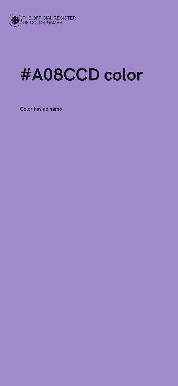 #A08CCD color image