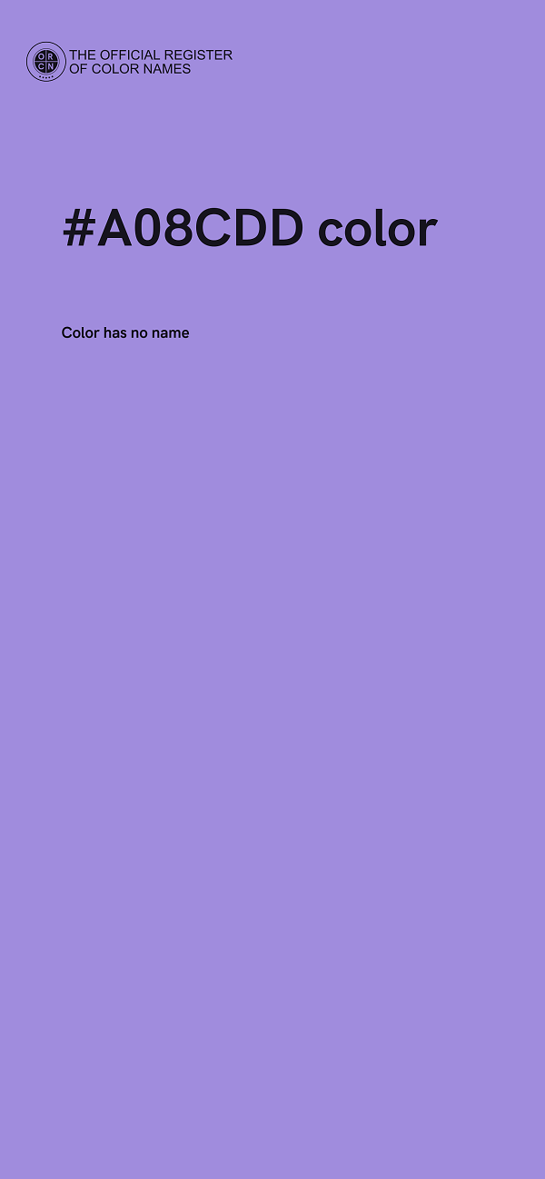 #A08CDD color image