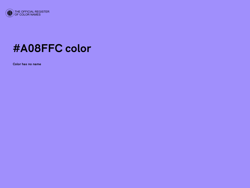 #A08FFC color image