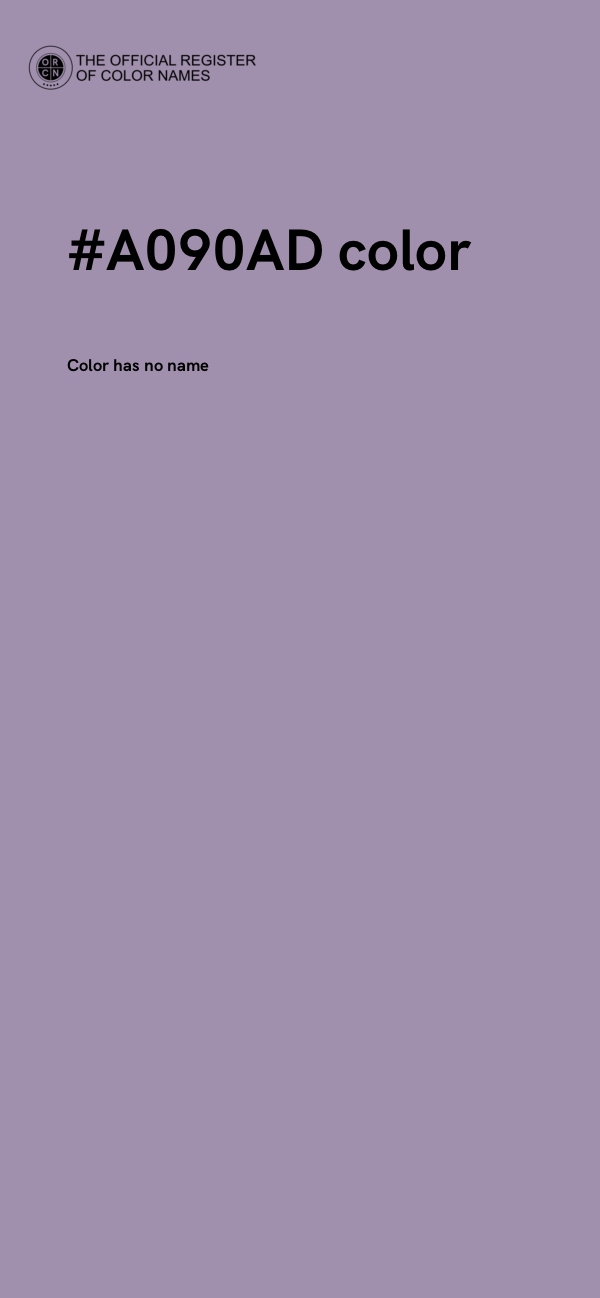 #A090AD color image
