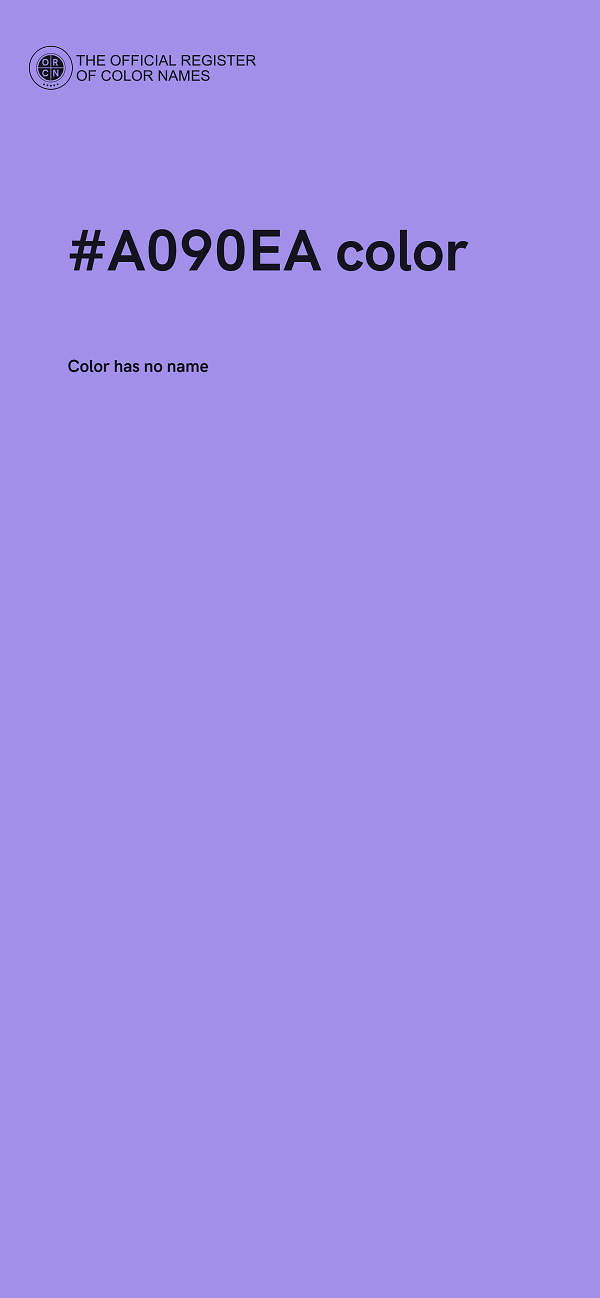 #A090EA color image