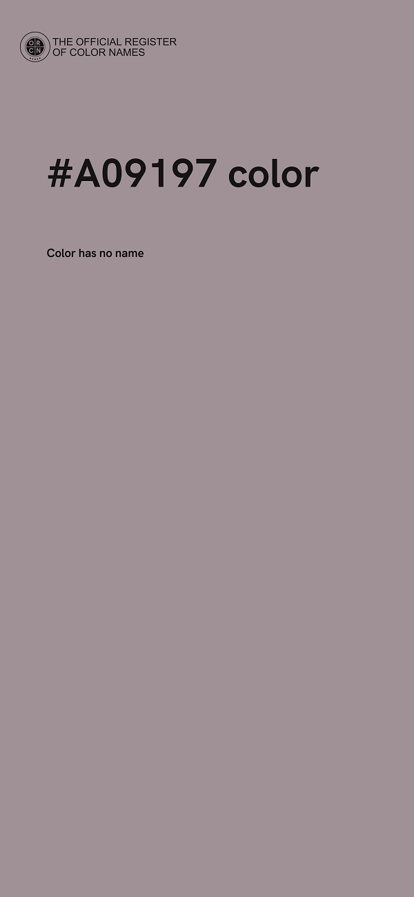 #A09197 color image