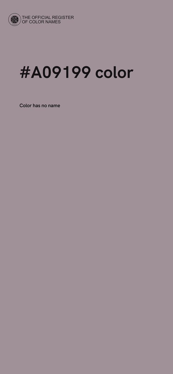 #A09199 color image