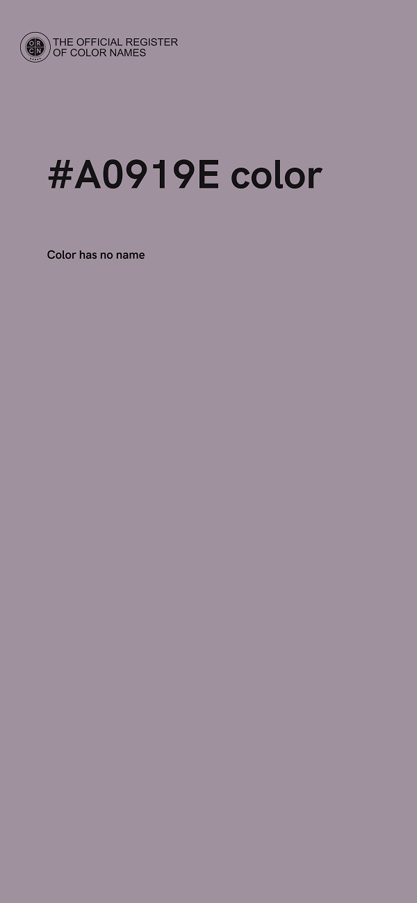 #A0919E color image