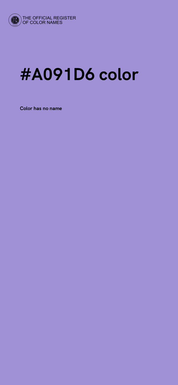 #A091D6 color image