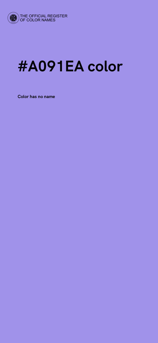 #A091EA color image
