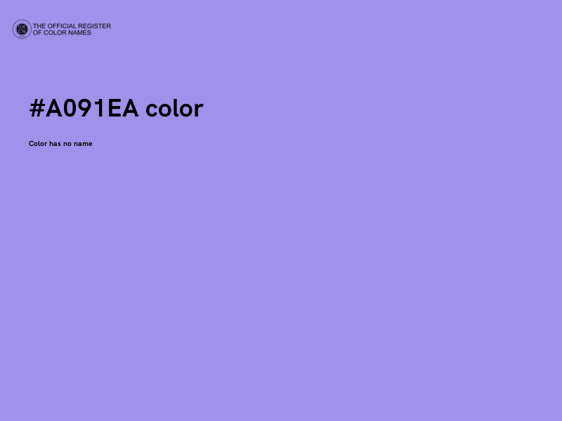 #A091EA color image