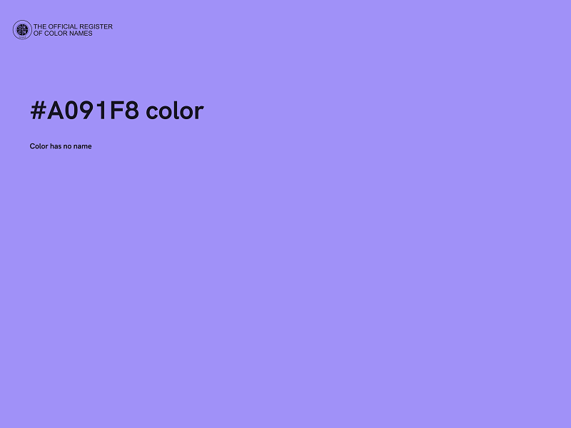 #A091F8 color image