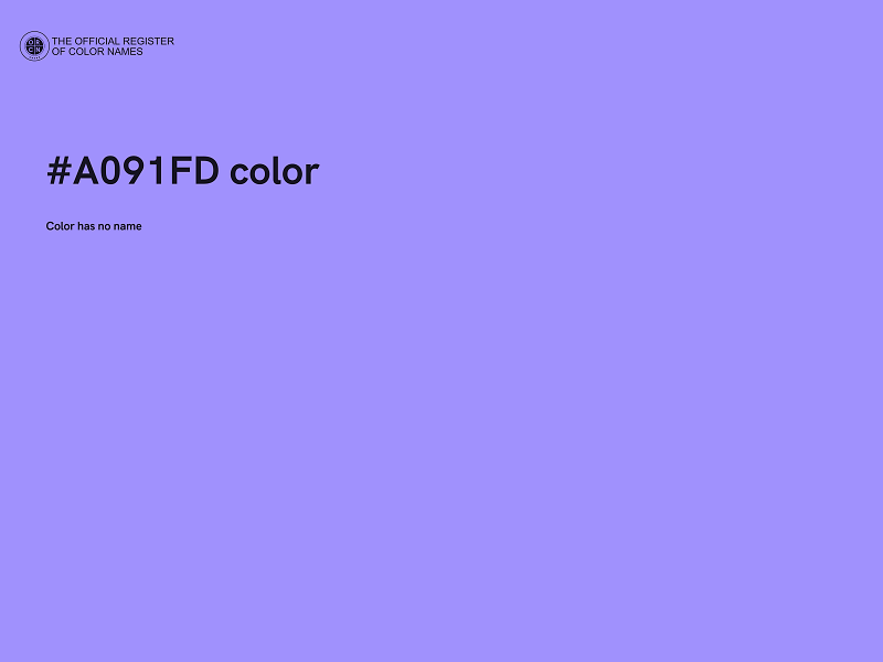 #A091FD color image