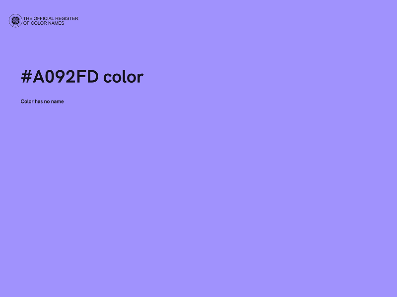 #A092FD color image