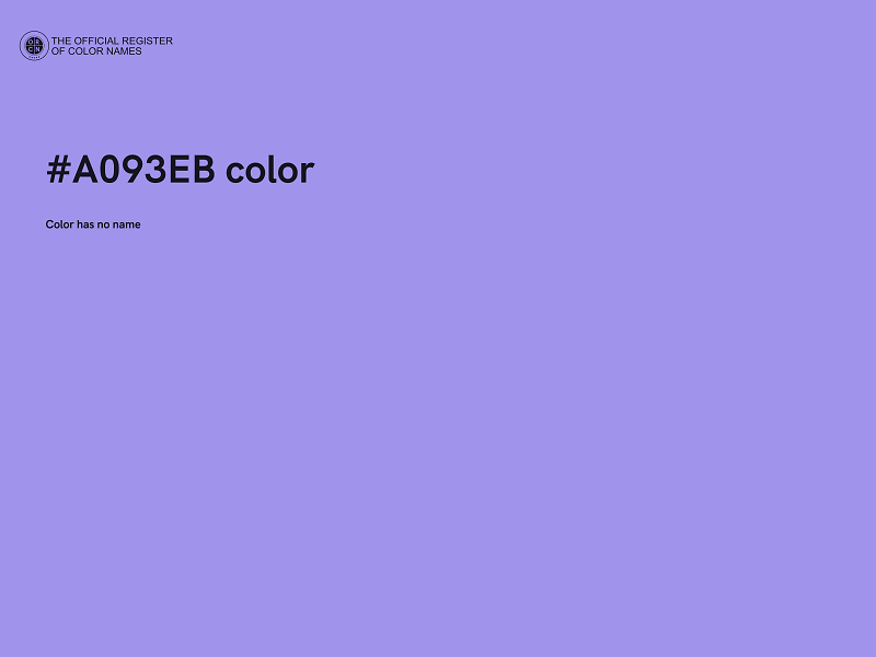 #A093EB color image