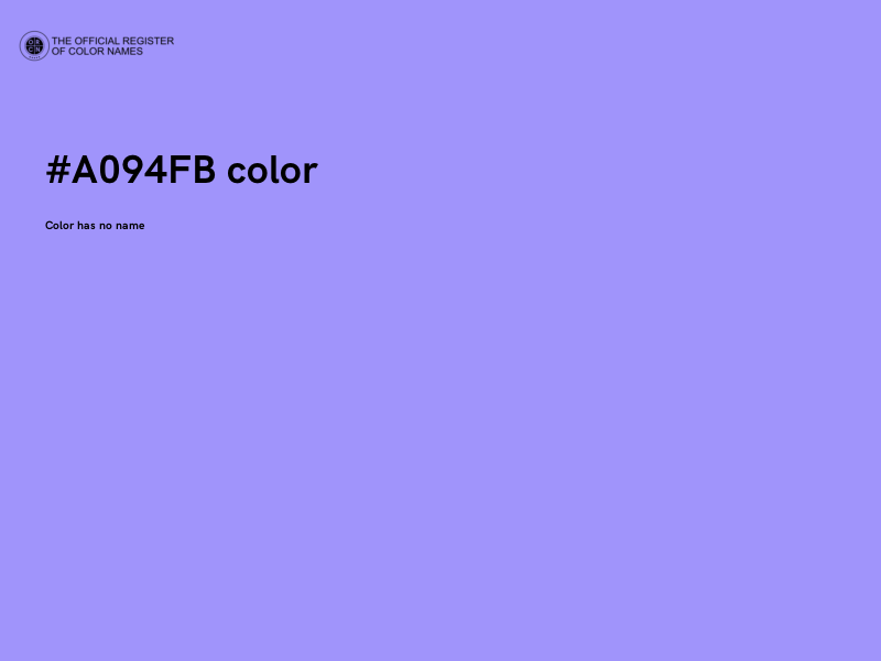 #A094FB color image