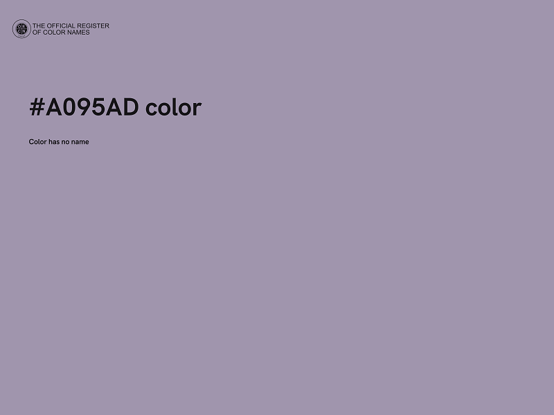 #A095AD color image