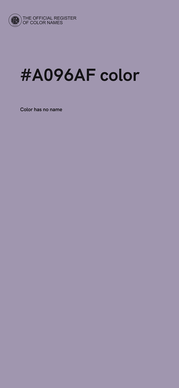 #A096AF color image