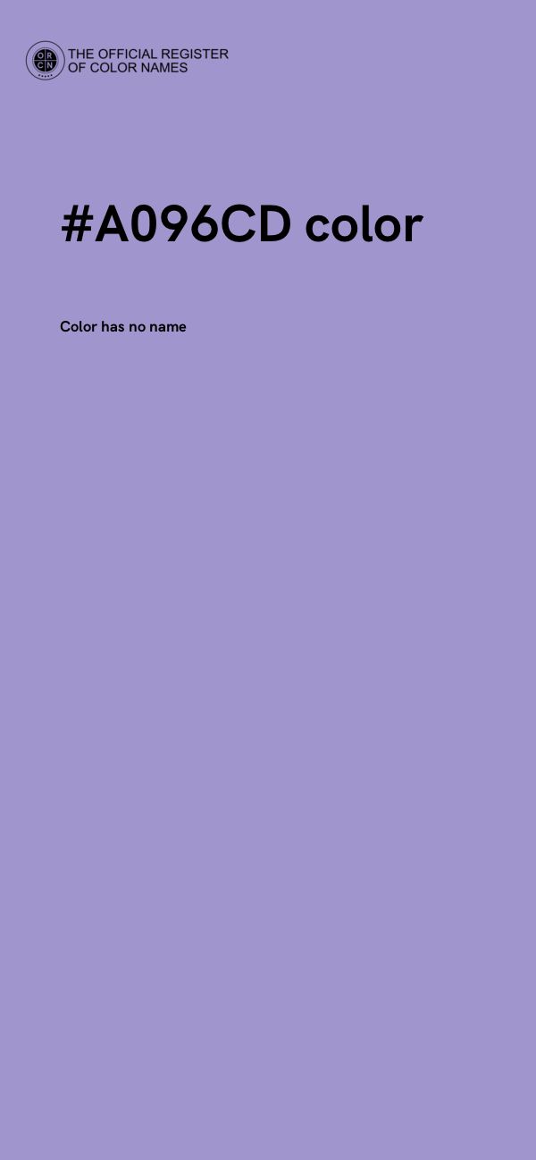 #A096CD color image