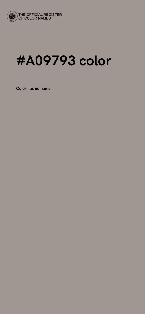 #A09793 color image