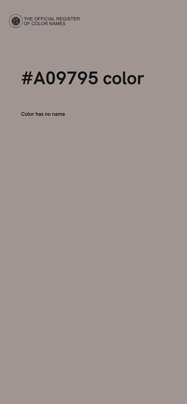 #A09795 color image
