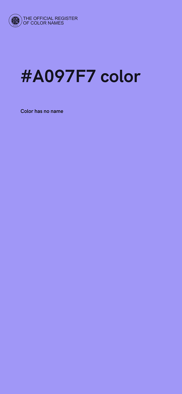 #A097F7 color image