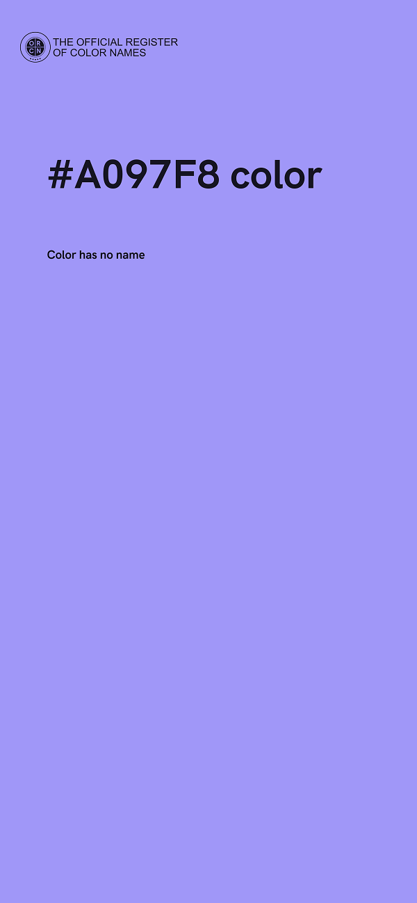 #A097F8 color image