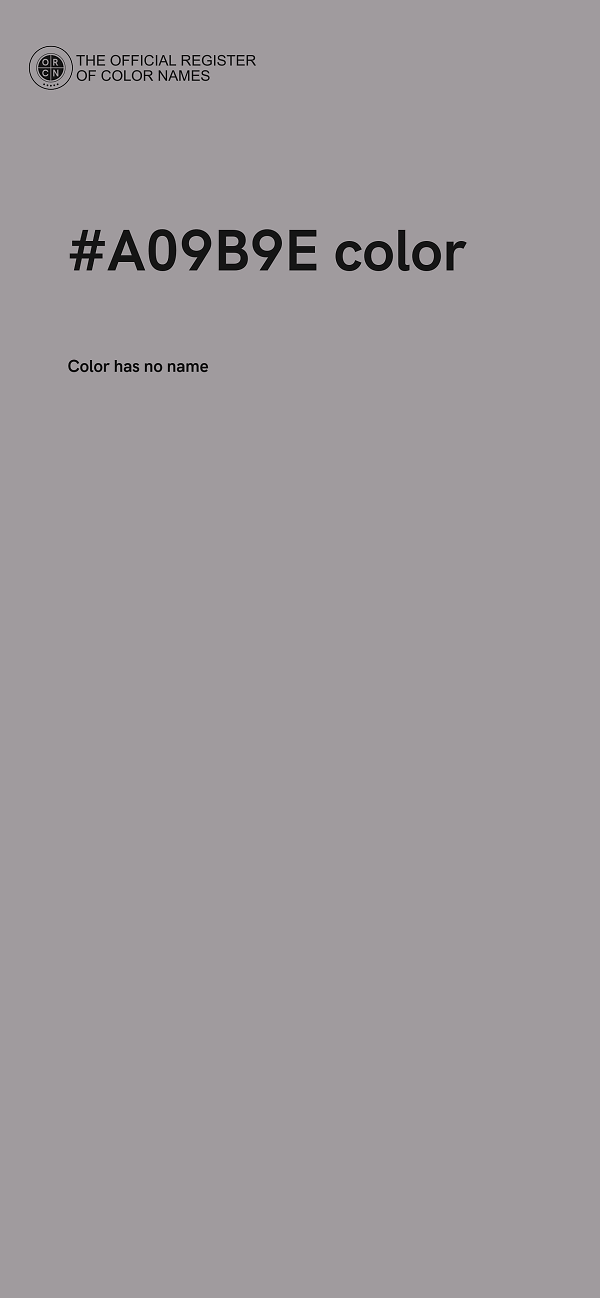 #A09B9E color image