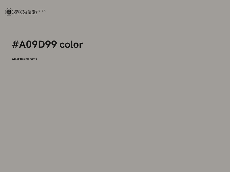 #A09D99 color image