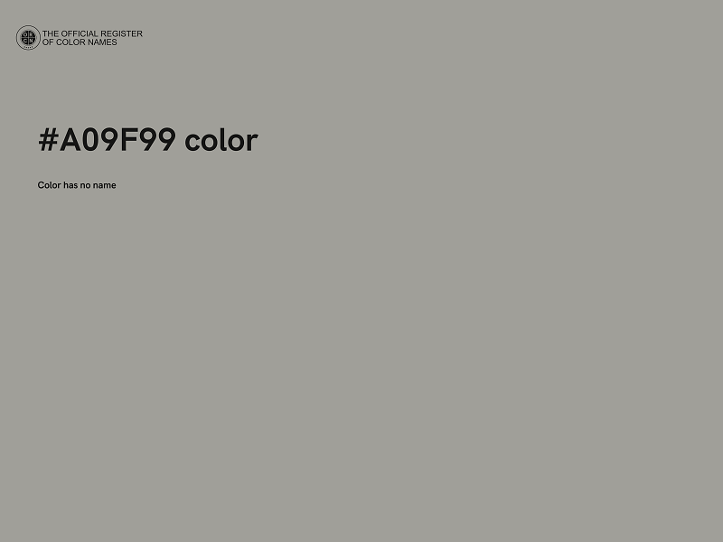 #A09F99 color image