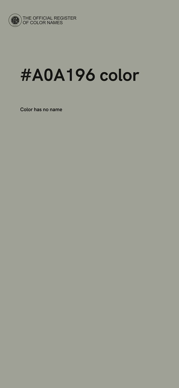 #A0A196 color image