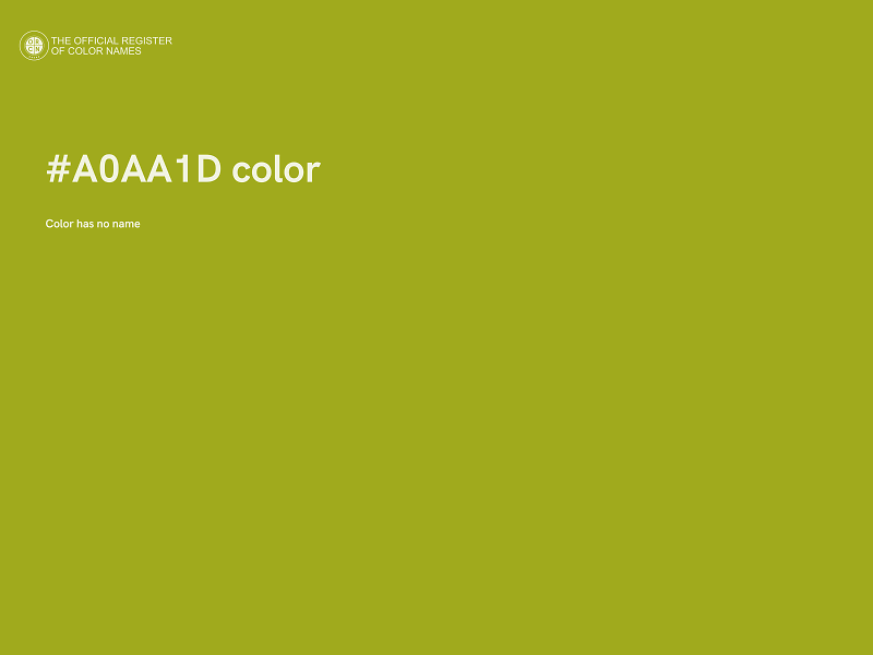 #A0AA1D color image