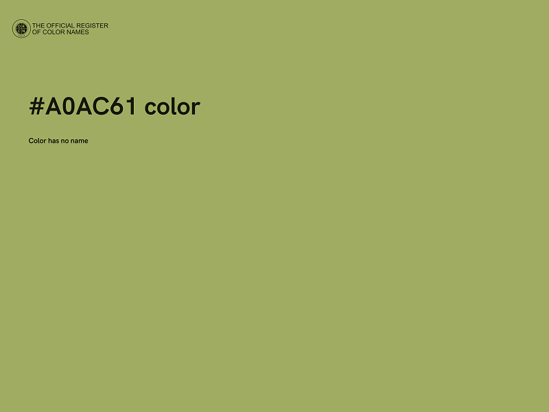 #A0AC61 color image