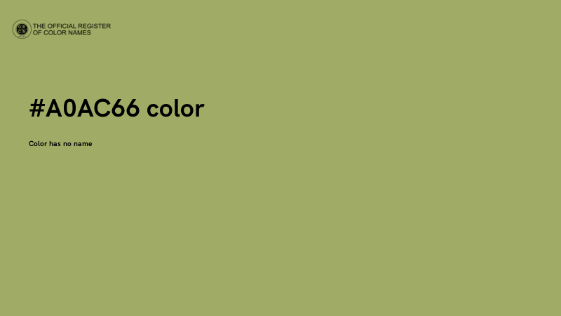 #A0AC66 color image