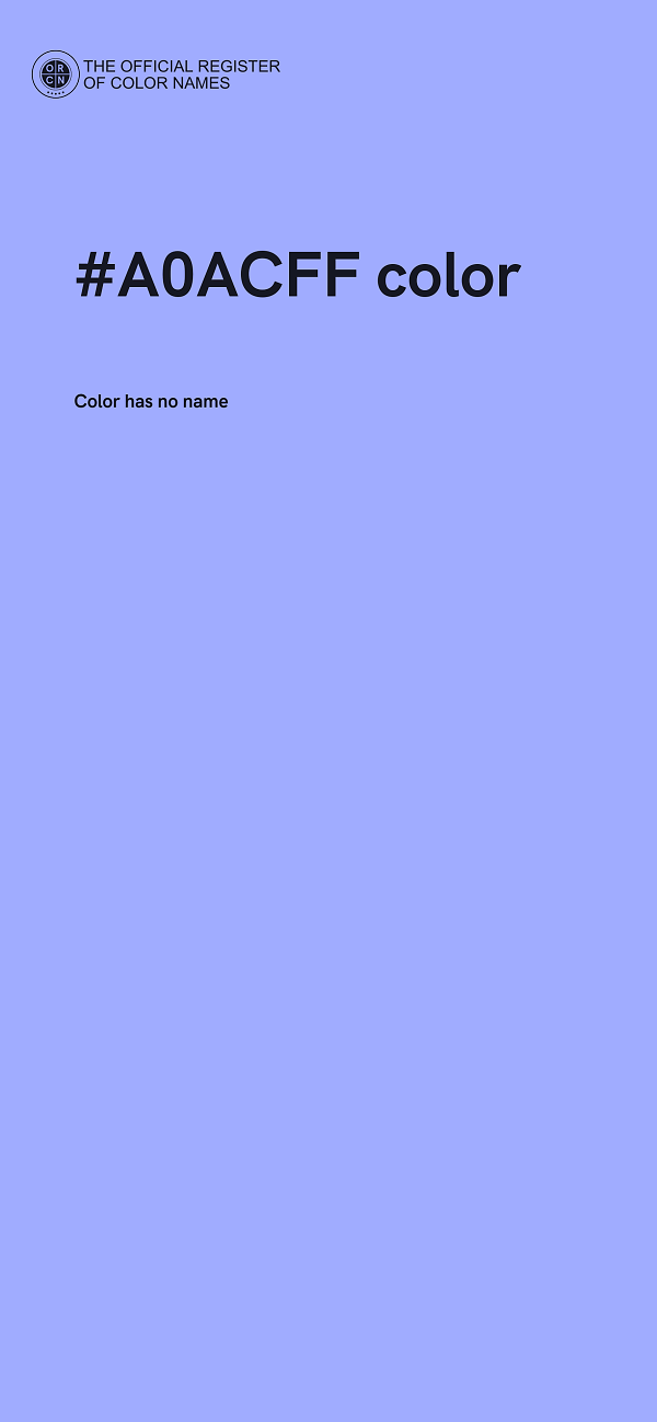 #A0ACFF color image