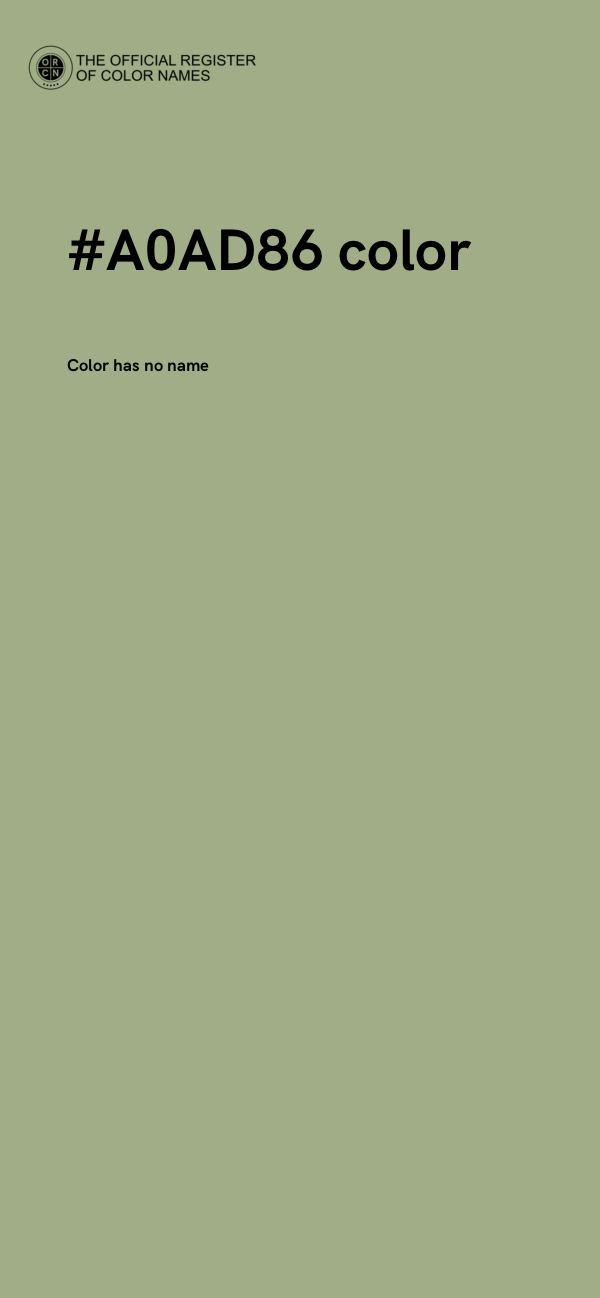 #A0AD86 color image