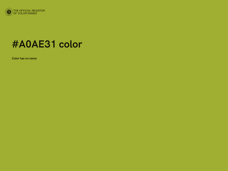 #A0AE31 color image