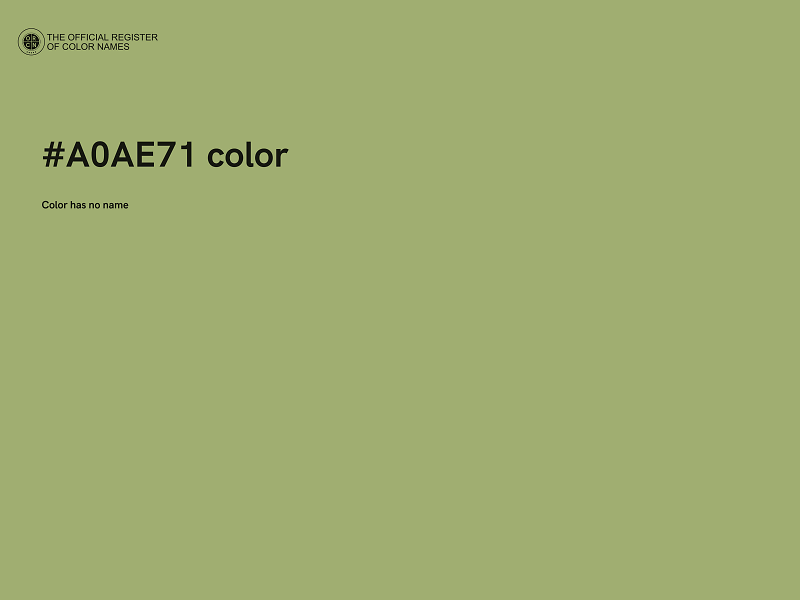 #A0AE71 color image