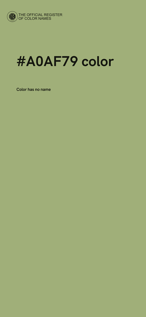 #A0AF79 color image