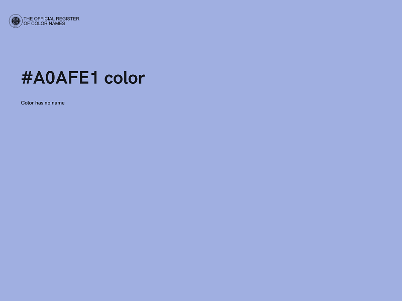 #A0AFE1 color image