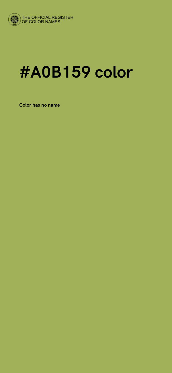 #A0B159 color image