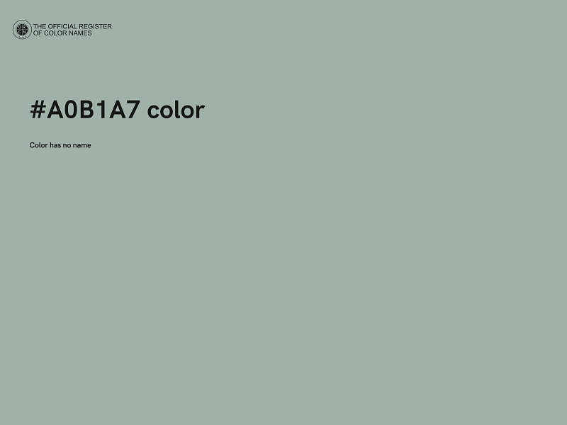 #A0B1A7 color image