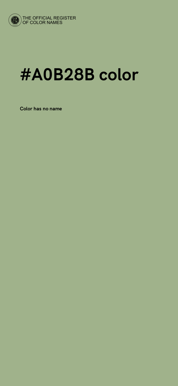 #A0B28B color image