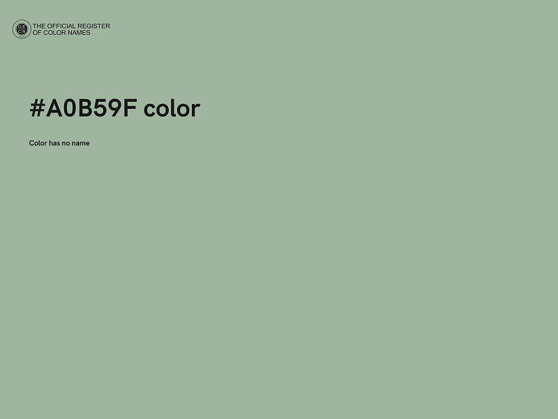 #A0B59F color image