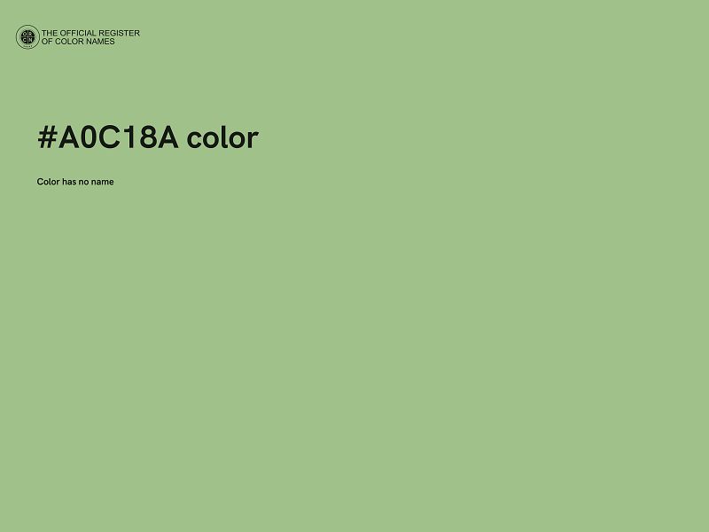 #A0C18A color image