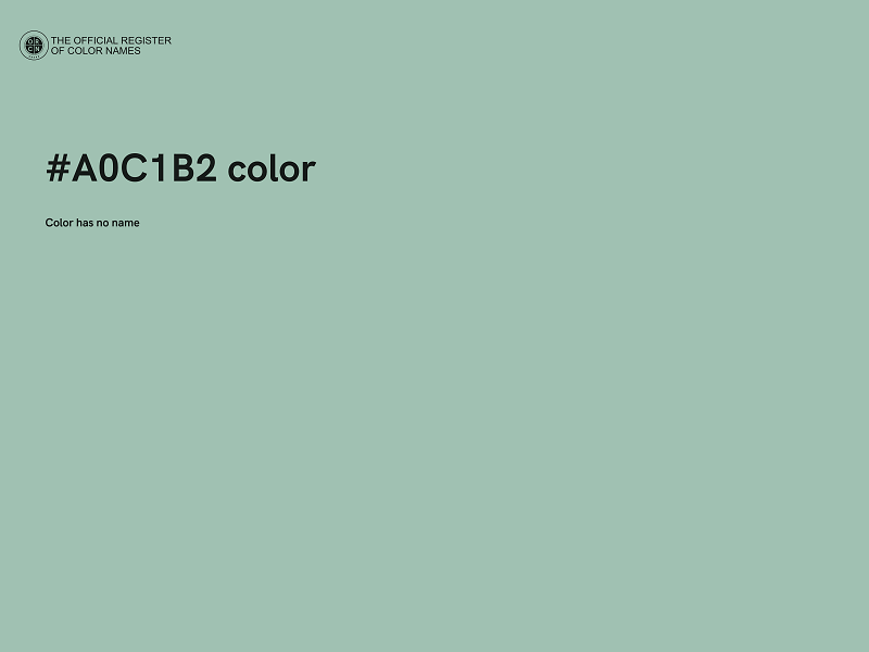 #A0C1B2 color image