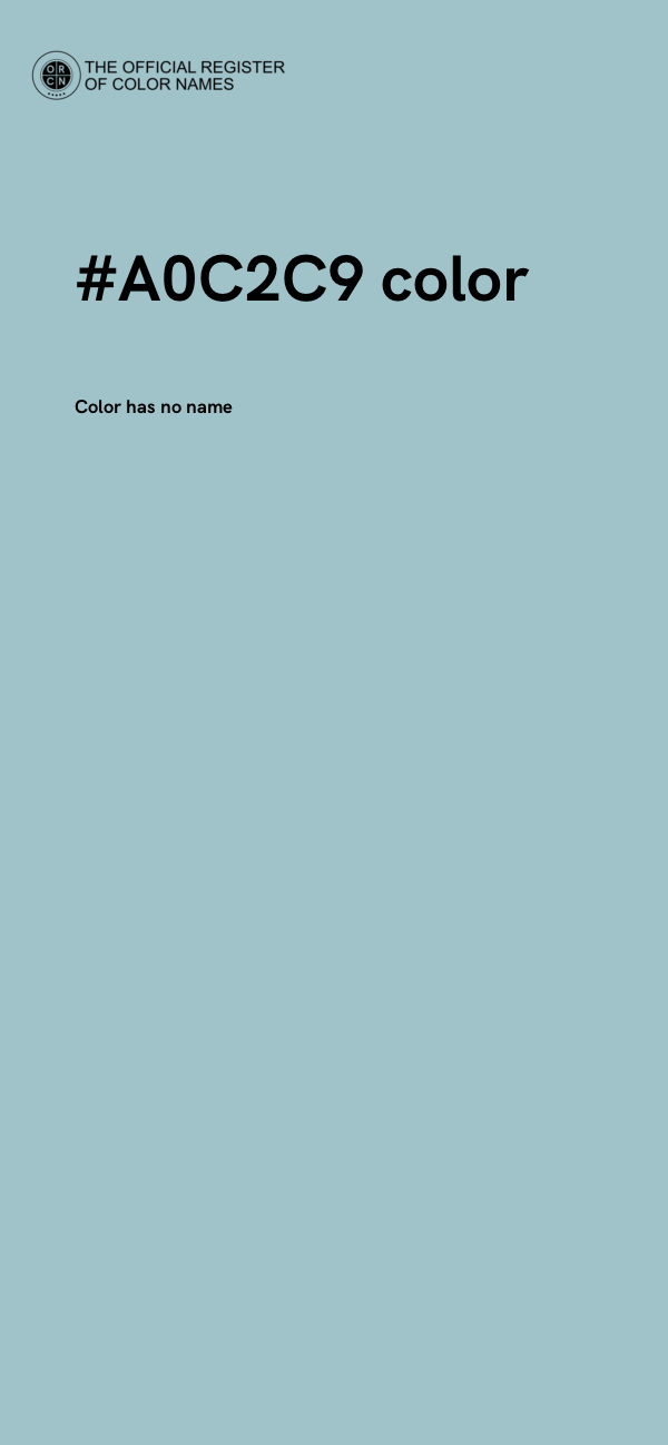 #A0C2C9 color image