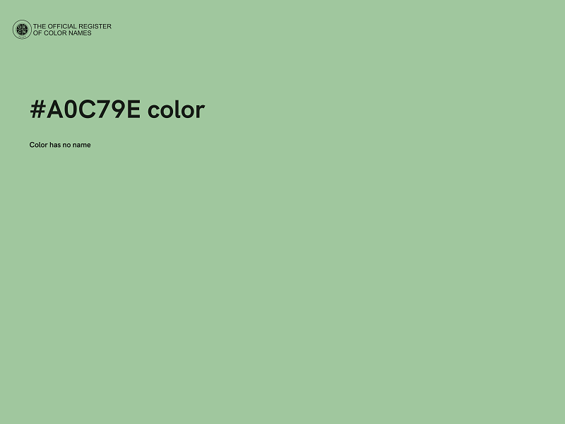 #A0C79E color image