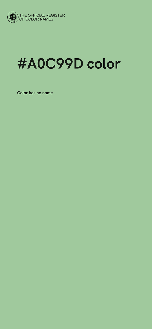 #A0C99D color image