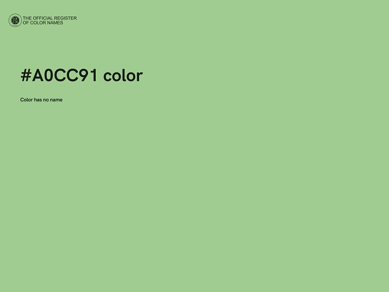 #A0CC91 color image