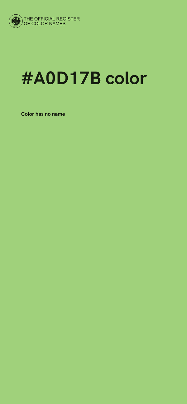 #A0D17B color image