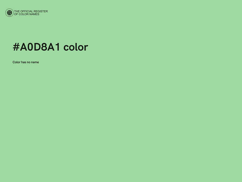 #A0D8A1 color image